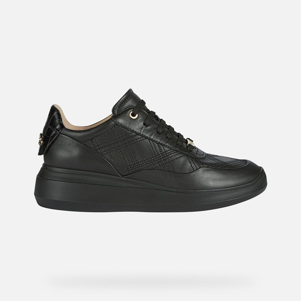 Tenis Geox Senhora Pretas - Rubidia - AWGTF9023
